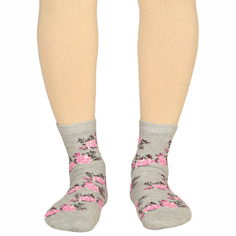 Bodycare Womens Mid Calf Printed Socks Pack Of 2