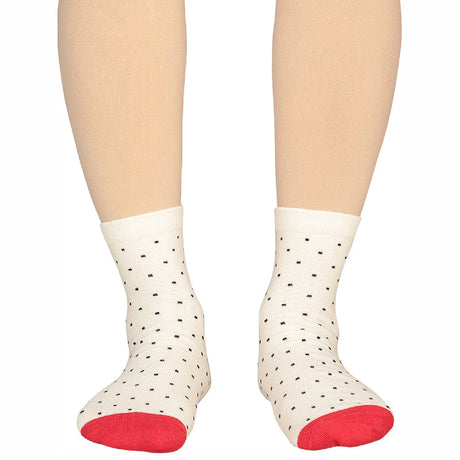 Bodycare Womens Mid Calf Printed Socks Pack Of 2