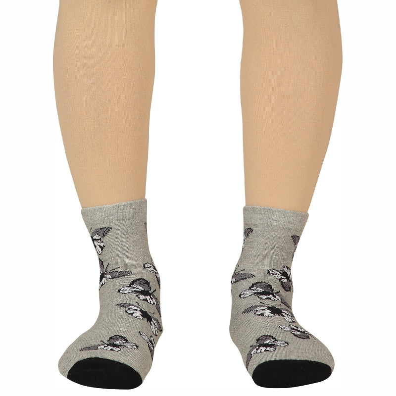 Bodycare Womens Mid Calf Printed Socks Pack Of 2