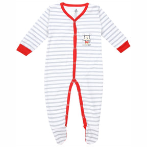 Unisex Baby Romper Front Open Full Sleeves - Bodycare