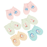 Bodycare Unisex Printed Mittens Pack Of 6