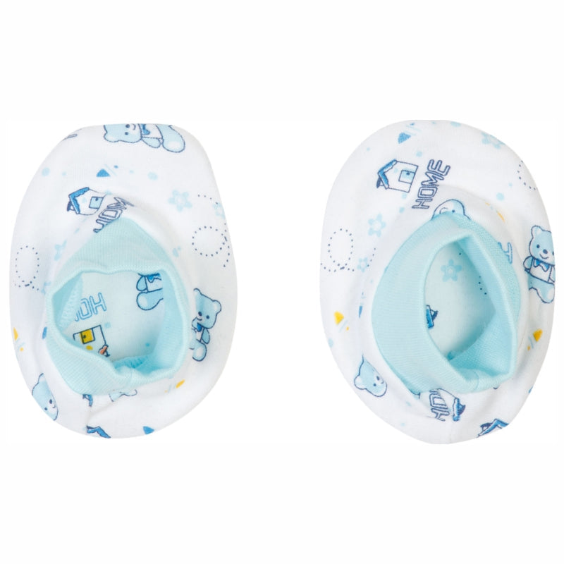 Bodycare Unisex Baby Printed Booties Pack Of 6