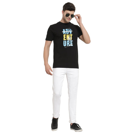 Men T-Shirt Round Neck Half Sleeves