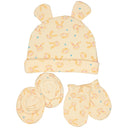 Bodycare Unisex Cap, Mitten & Bootie Set Pack Of 3