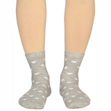 Bodycare Womens Mid Calf Printed Socks Pack Of 2