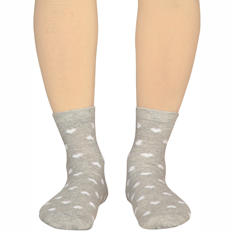 Bodycare Womens Mid Calf Printed Socks Pack Of 2