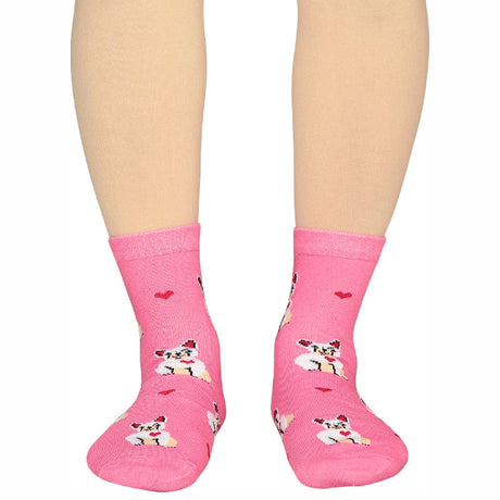 Bodycare Womens Mid Calf Printed Socks Pack Of 2