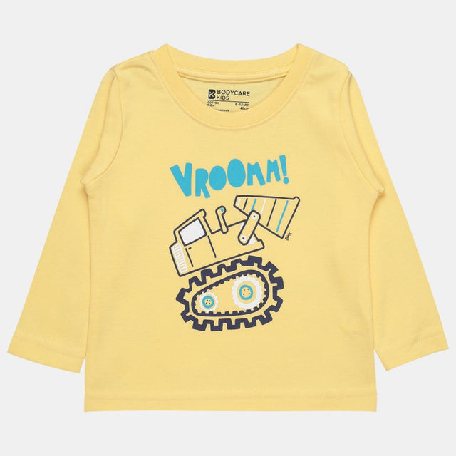 Baby Boys T-Shirt Round Neck Full Sleeves - Bodycare