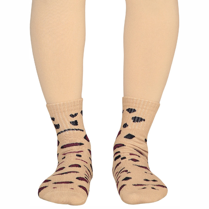 Bodycare Womens Mid Calf Printed Socks Pack Of 2