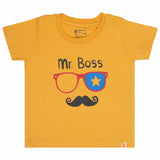 Baby Boys T-Shirt Round Neck Half Sleeves Pack of 2 - Bodycare