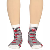 Bodycare Womens Mid Calf Printed Socks Pack Of 2