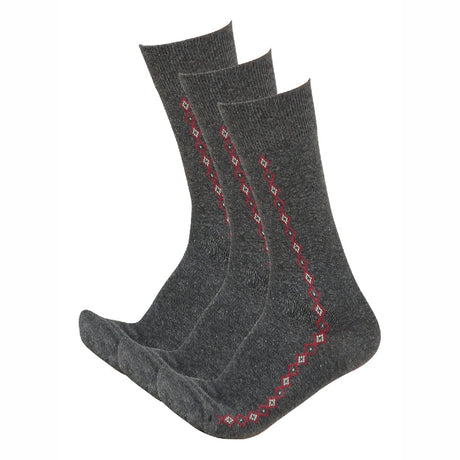 Bodycare Mens Solid Mid Calf Length Socks Pack Of 3