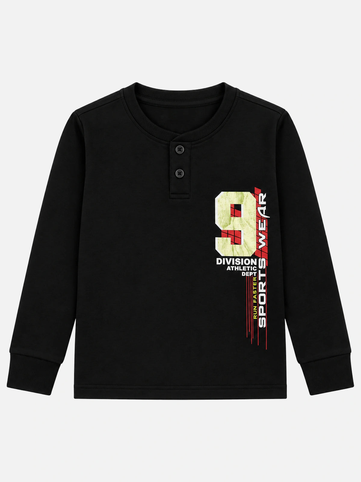 Boys Solid Round Neck Full Sleeve T-Shirt for Casual Wear, Comfortable Coverage and Everyday Wardrobe Use - Pack of 1