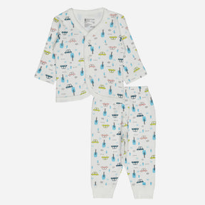 Unisex Thermal Set Front Open Full Sleeves Pack of 1 - Bodycare