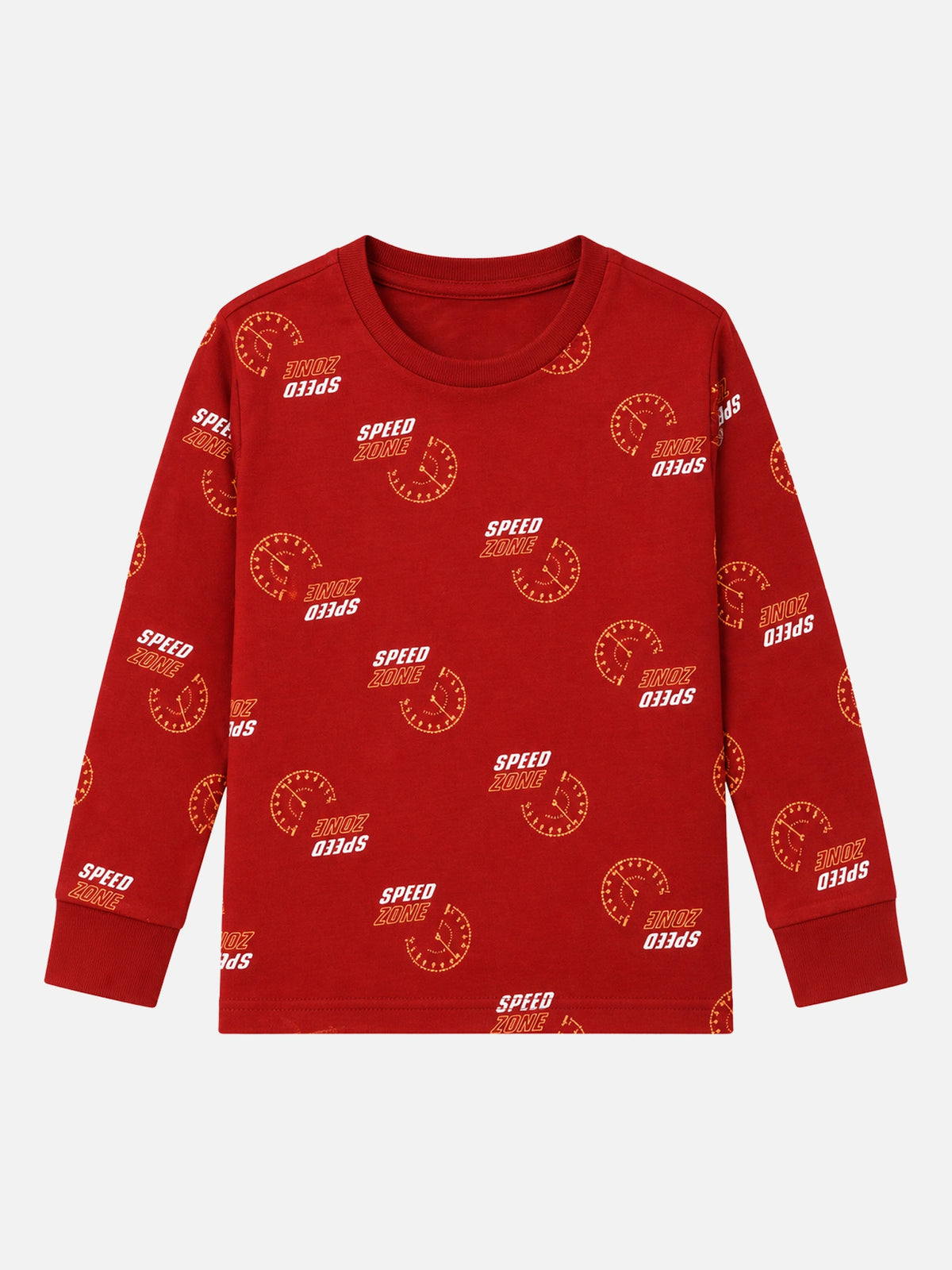 Boys Printed Round Neck Full Sleeve T-Shirt for Casual Wear, Comfortable Coverage and Everyday Wardrobe Use - Pack of 1