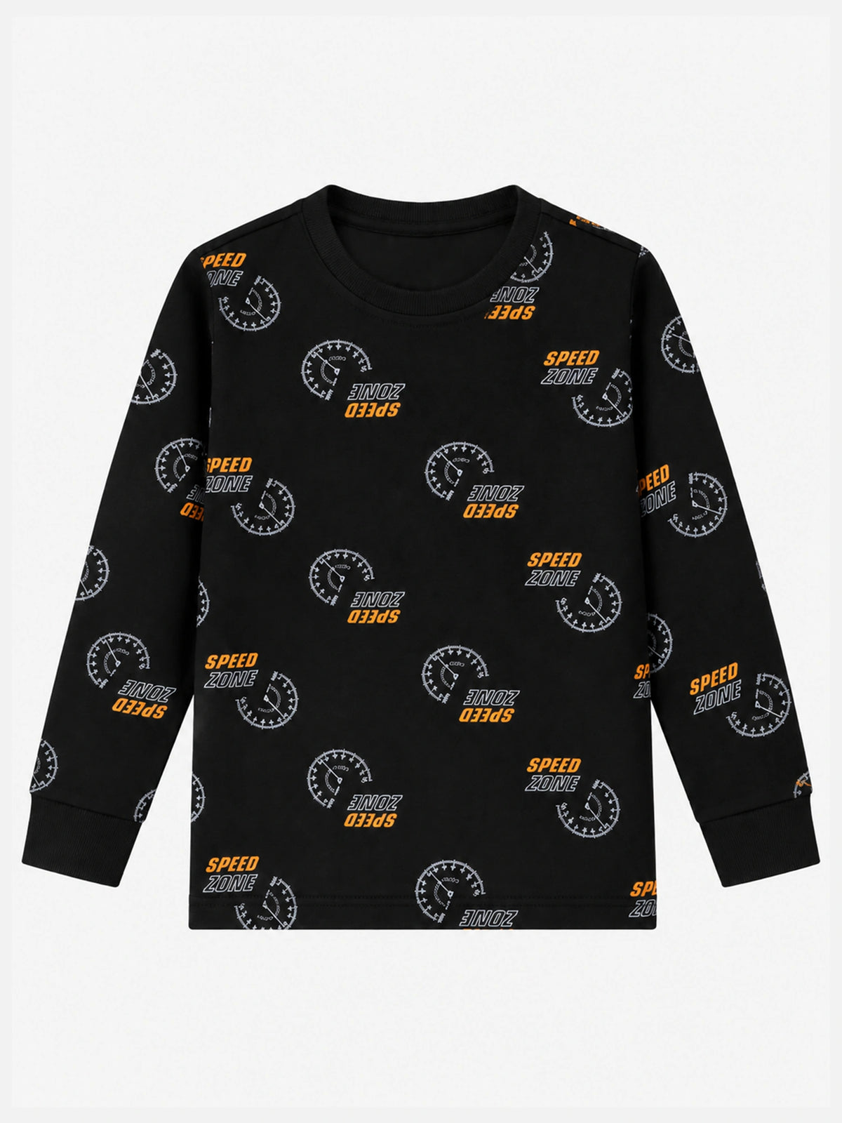 Boys Printed Round Neck Full Sleeve T-Shirt for Casual Wear, Comfortable Coverage and Everyday Wardrobe Use - Pack of 1
