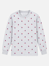Boys Printed Round Neck Full Sleeve T-Shirt for Casual Wear, Comfortable Coverage and Everyday Wardrobe Use - Pack of 1