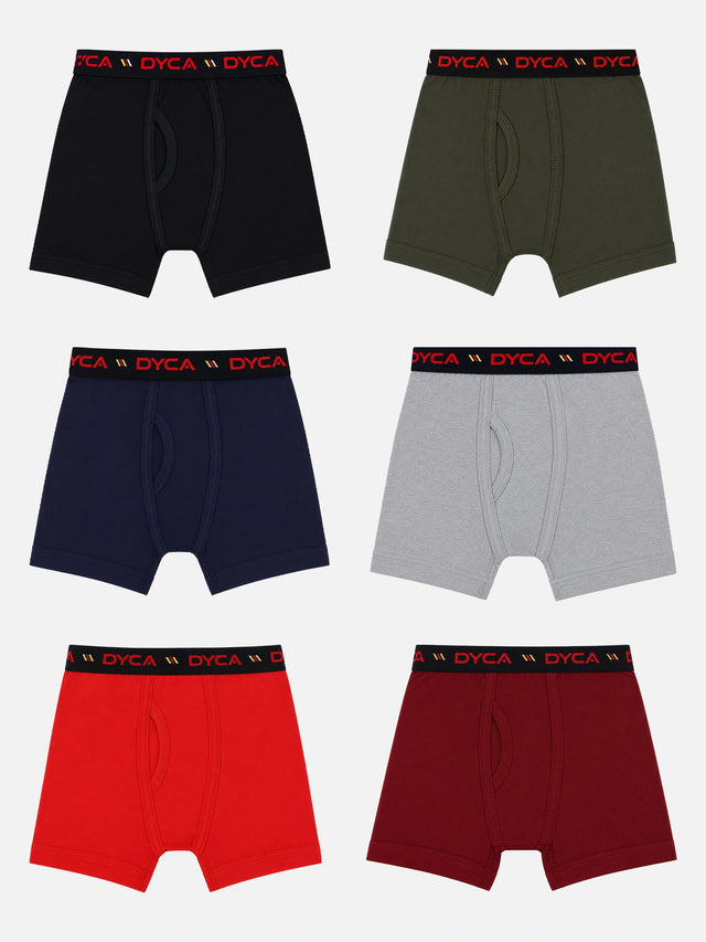 Boys Trunk Top Elastic Pack of 6