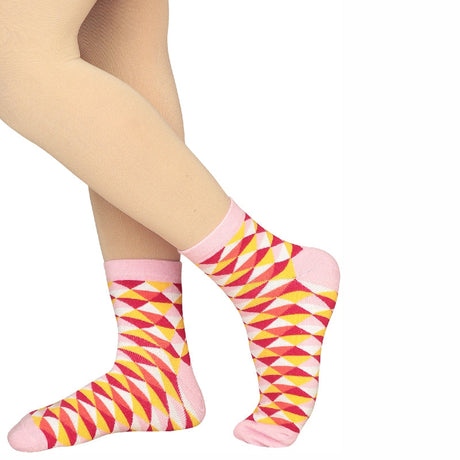 Bodycare Womens Mid Calf Printed Socks Pack Of 2