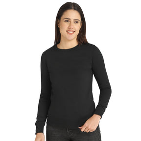 Women Sweatshirt Round Neck Full Sleeves - Bodycare