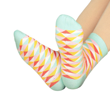 Bodycare Womens Mid Calf Printed Socks Pack Of 2