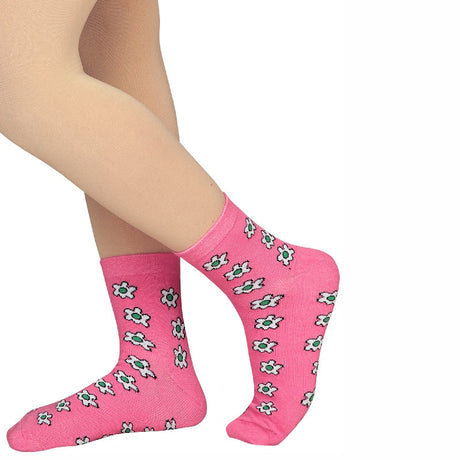 Bodycare Womens Mid Calf Printed Socks Pack Of 2