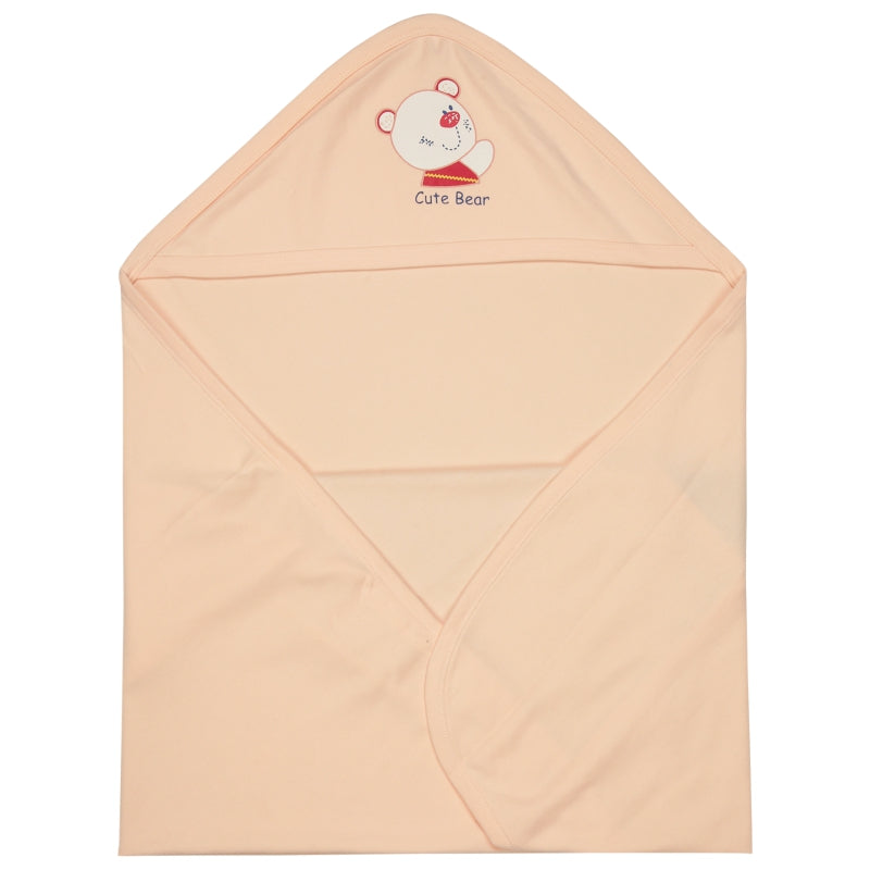 Bodycare Unisex Baby Solid Hooded Wrapper