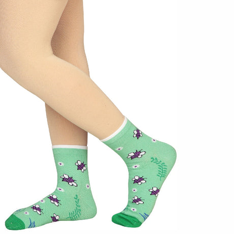 Bodycare Womens Mid Calf Printed Socks Pack Of 2