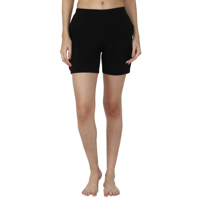 Women 100% Cotton Shorts Side Pockets - Bodycare