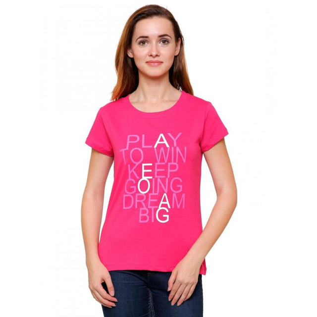 Women T-Shirt Round Neck Half Sleeves - Bodycare