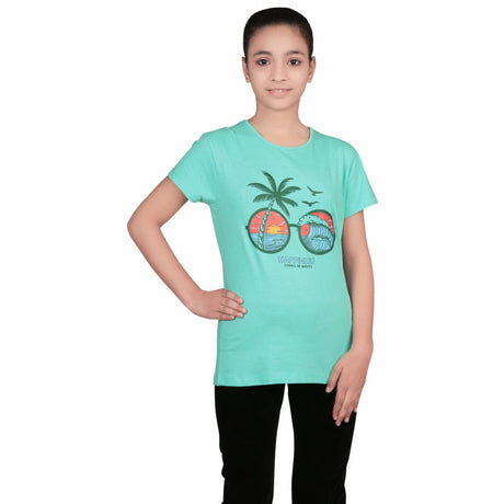 Bodycare Girls Round Neck Half Sleeves Tshirt