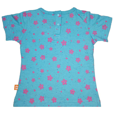 Baby Girls T-Shirt Round Neck Half Sleeves