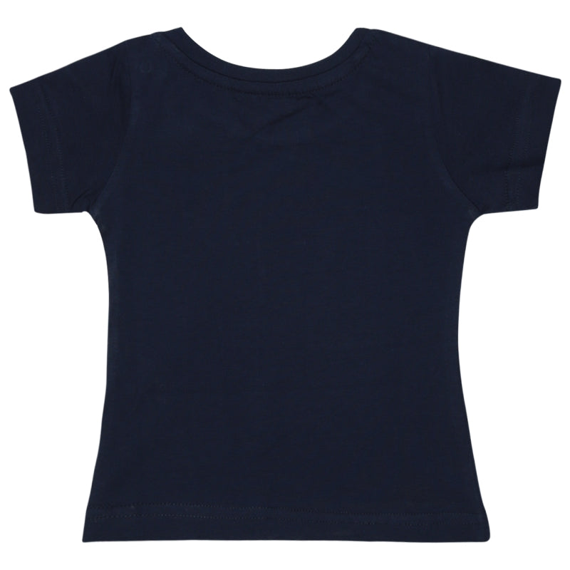 Baby Girls T-Shirt Round Neck Half Sleeves Pack of 2 - Bodycare