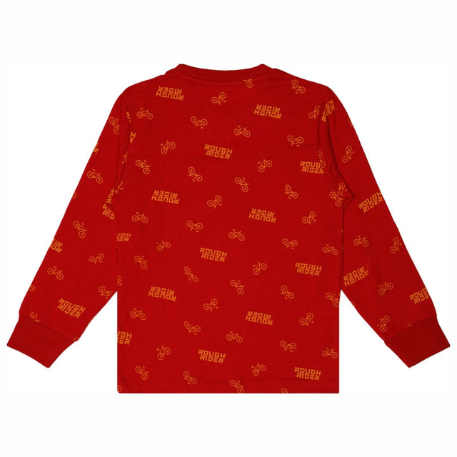 Boys Printed Round Neck Full Sleeve T-Shirt for Comfortable Casual Wear, Easy Coverage and Regular Wardrobe Use - Pack of 1