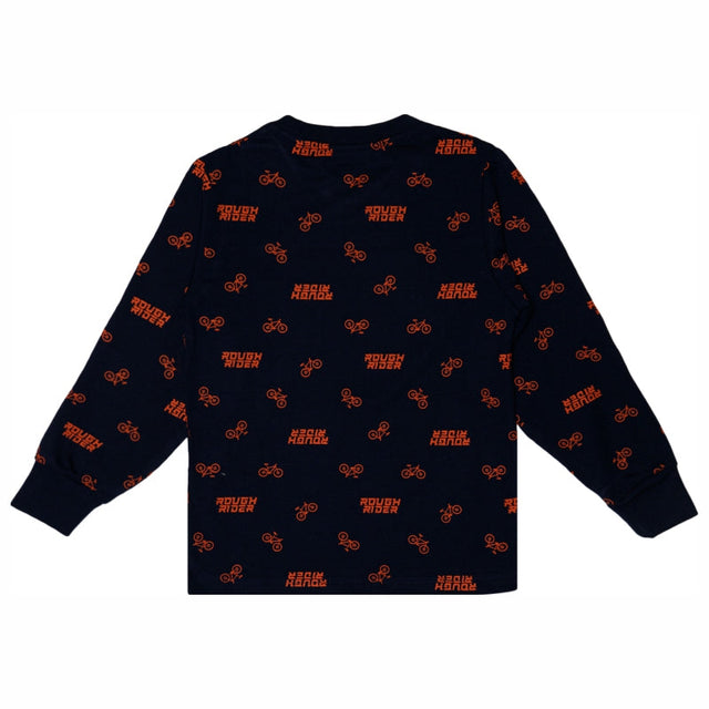 Boys Printed Round Neck Full Sleeve T-Shirt for Comfortable Casual Wear, Easy Coverage and Regular Wardrobe Use - Pack of 1