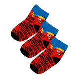 Bodycare Girls Printed Socks Pack Of 3
