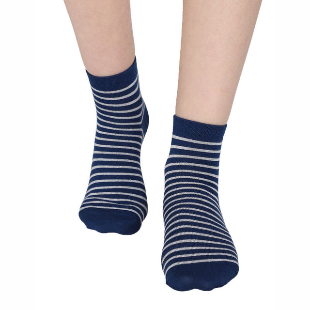 Women Cotton Spandex Socks Stretch Pack of 3 - Bodycare