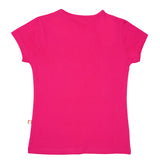 Girls 100% Cotton Round Neck Half Sleeves T-Shirt for Casual Wear, Easy Movement and Everyday Comfort