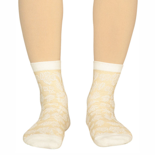 Women Cotton Spandex Socks Stretch Pack of 3 - Bodycare