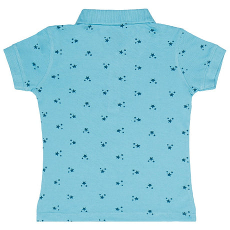 Bodycare Girls Polo Collar Half Sleeves Printed Tshirt