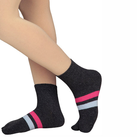Bodycare Womens Ankle Length Thumb Socks Pack Of 2