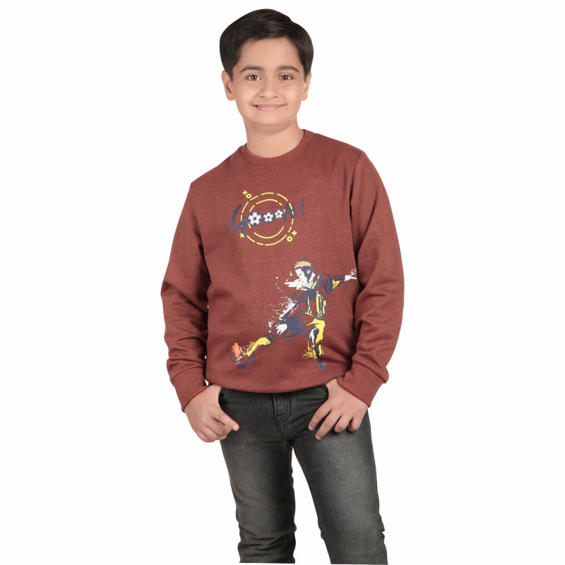 Boys Sweatshirt Round Neck Full Sleeves - Bodycare