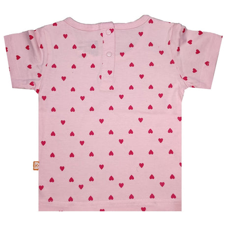 Baby Girls Cotton T-Shirt Round Neck Half Sleeves Pack of 1