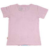 Baby Girls 100% Cotton Round Neck Half Sleeves T-Shirt with Soft Everyday Comfort and Casual Wear Styling