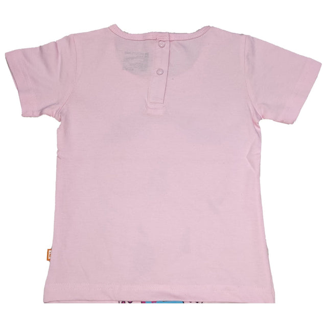 Baby Girls 100% Cotton Round Neck Half Sleeves T-Shirt with Soft Everyday Comfort and Casual Wear Styling