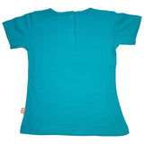 Baby Girls 100% Cotton Round Neck Half Sleeves T-Shirt with Soft Everyday Comfort and Casual Wear Styling