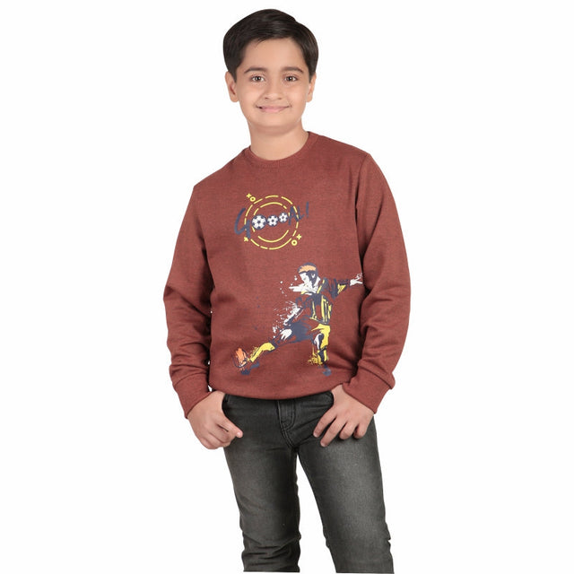 Boys Sweatshirt Round Neck Full Sleeves - Bodycare