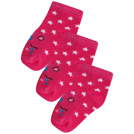 Bodycare Girls Printed Socks Pack Of 3