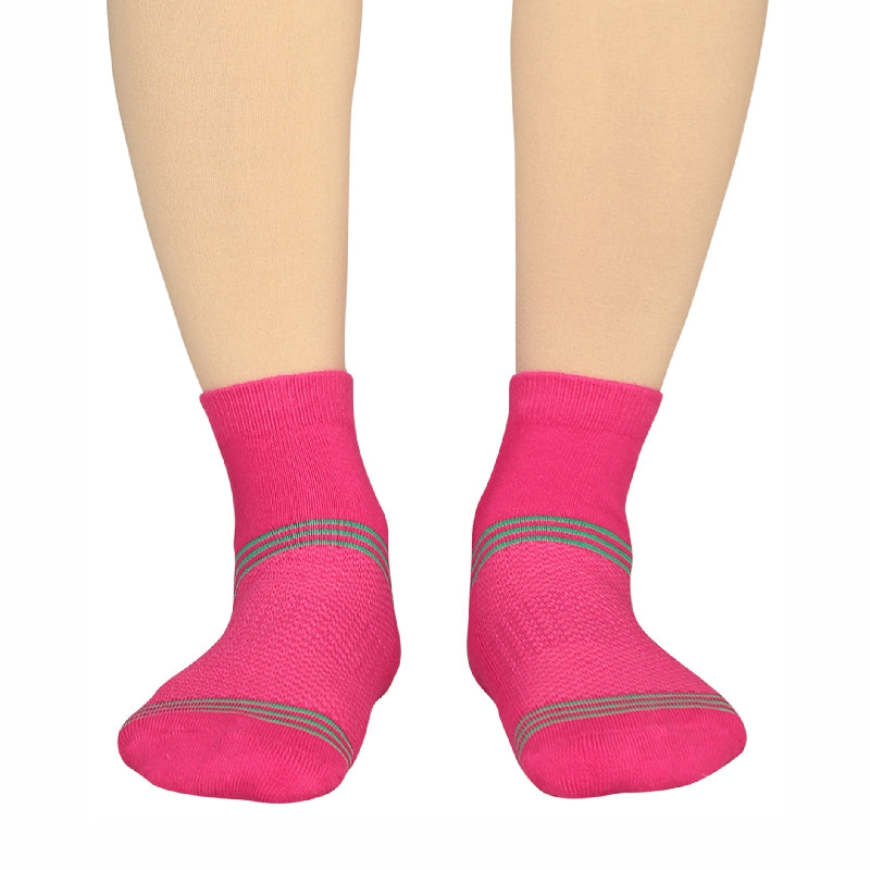 Bodycare Womens Solid Ankle Length Socks Pack Of 3