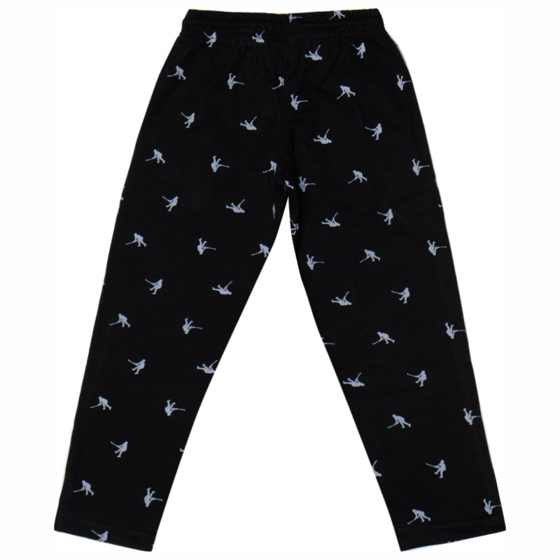 Boys Printed Track Pant for Comfortable Casual Wear, Lounge Use and Easy Everyday Movement - Pack of 1